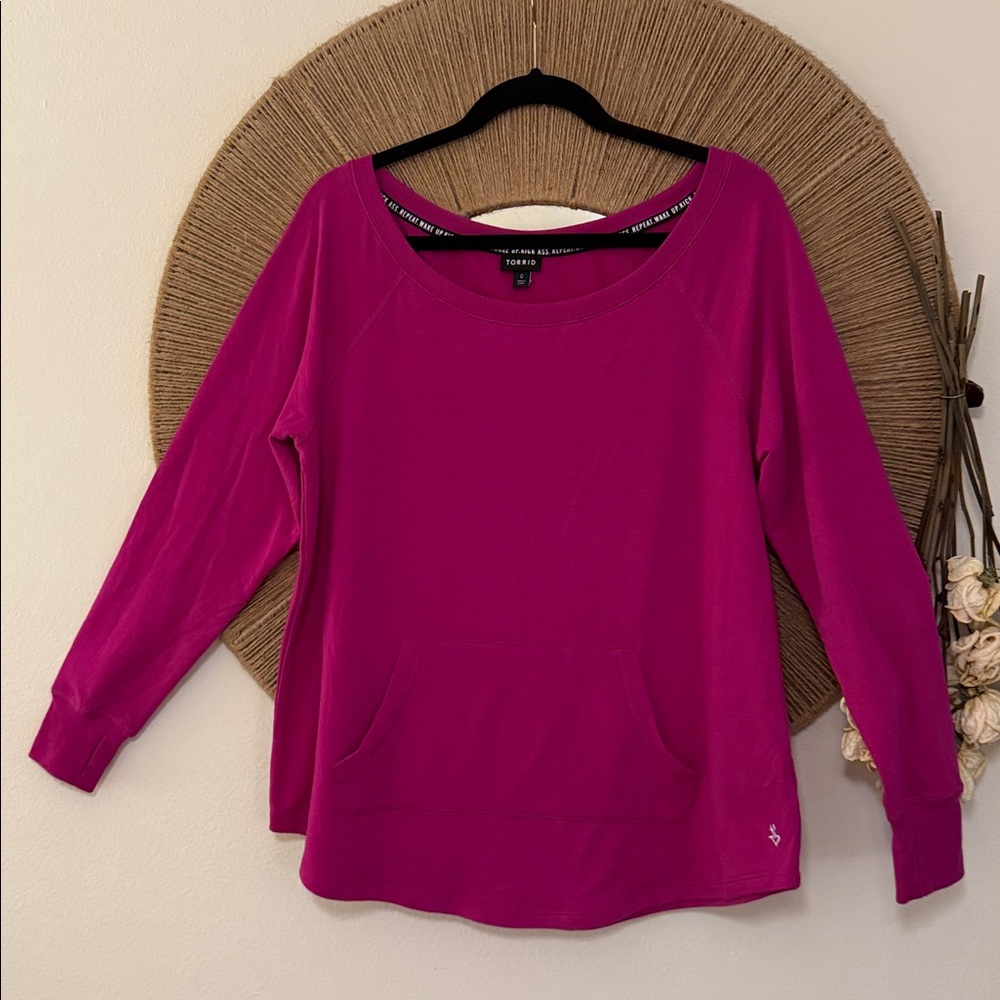Torrid Magenta Blouse